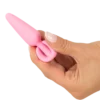 Mini Butt Plug rosa - L: 8,4cm Ø: max. 2,1 cm