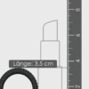 3tlg. Penisring-Set mit Rillen - Ø 2,6/3/3,5cm