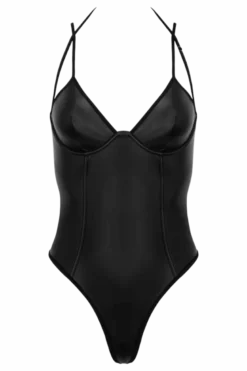 Wetlook Stringbody schwarz